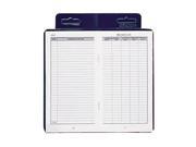 Dome Publishing Deluxe Auto Mileage Log Book 6.25 x 3.25 Sheet Size White 1Each
