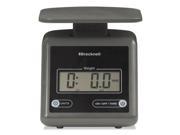 Brecknell Electronic Postal Scale 7 lbs Capacity 6 4 5 x 5 3 5 Platform Gray