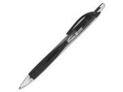 Integra Retractable Gel Pen 0.5 mm Pen Point Size Black Ink Black Barrel 12 Dozen