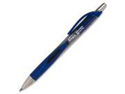 Integra Retractable Gel Pen 0.5 mm Pen Point Size Blue Ink Black Barrel 12 Dozen