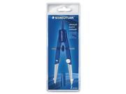 Staedtler Advanced Adj. Cntr Wheel Student Compass Metal Plastic Silver Blue