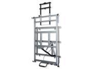 Balt 27589 Elevation Wall Mount for Whiteboard Cart Projector 125 lb Load Capacity Platinum