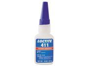 Loctite 411 Prism Instant Adhesive, Cyanoacrylate, Clear