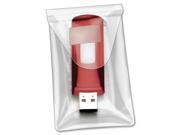 Cardinal HOLDit! USB Pockets Poly Clear