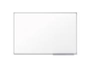 MeadWestvaco Dry Erase Board 8 x4 Aluminum Frame 96 Width x 48 Height White Melamine Surface Silver Aluminum Frame Film Wall Mount 1 Each