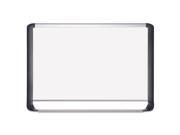 MasterVision BVCMVI270201 Lacquered steel magnetic dry erase board 48 x 72 Silver Black 1 Each