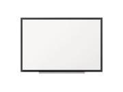 Quartet Standard Magnetic Whiteboard 60 w x 36 h Black Aluminum Frame