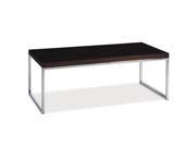 Office Star Wall Street Coffee Table in Espresso