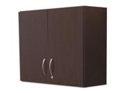 Alera Plus Hospitality Wall Cabinet Two Doors 36w x 14d x 30h Espresso