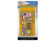 Write Dudes USA Gold Series 2 Pencils Cedar Yellow 24 Pk