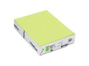 BriteHue Multipurpose Colored Paper 20lb 8 1 2 x 11 Ultra Lime 500 Sheets
