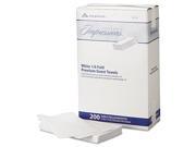 Georgia Pacific Professional 1 6 Fold Linen Replacement Towels 13 x 17 White 200 Box 4 Boxes Carton