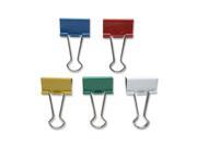 Binder Clip Medium 1 1 4 Wide 5 8 Cap 24 BX Assorted