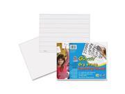 GoWrite! Dry Erase Learning Boards 11 Width x 8.25 Height White Frame Film 30 Pack