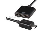 Micro USB Docking 30 Pin Charging Data Adapter Cable for iPhone iPad Tablet