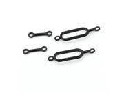 Aircraft Remote Control Helicopters Accessories Double Orifice Linkage Rod Black