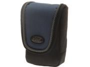 Zing Contour Small Digital Camera Pouch Case (Black/Blue)