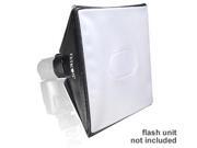 Zeikos Professional Deluxe Soft Box Flash Diffuser Type: Flash Diffusers Specifications: Light is softened and more evenly distributed as it passes through a center-weighted frosted diffuser Features: Enlarges and diffuses the light with the flash in the direct flash position Parts: 5 years Labor: 5 years