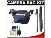 Vanguard Sydney 22 Messenger Digital SLR Camera Bag/Case (Blue) with Monopod + Accessory Kit