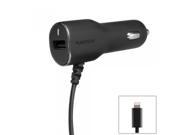 60538PG Car Charger Lightning 3.4A w ExtraUSB