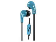 iHome iB26LC Noise Isolating Earbuds with Microphone Blue