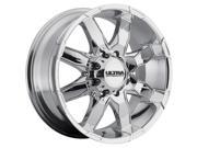Ultra Wheels Rims 225 17X8 8 6.5 Chrome 225 7882C 20