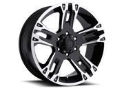 Ultra Wheels Rims Maverick 6 5.5 18X9 Gloss Black 234 8983B