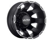 Ultra Wheels Rims 025 17X6.5 8 6.5 Black 025 7681RSB