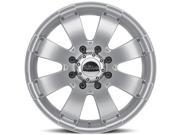 Ultra Wheels Rims 243 MAKO 17X8 6 5.5 Silver 243 7883S