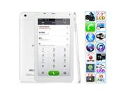 Cube Talk 7X 3G Tablet PC MTK8312 Quad-core 7 Inch Android 4.2 4GB Monster Phone White