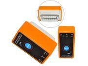 Portable ELM327 Wi-Fi Interface Wireless OBD II Car Diagnostic Scanner Tool - Orange (12V)