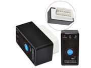 Portable ELM327 Wi-Fi Interface Wireless OBD II Car Diagnostic Scanner Tool - Black + White (12V)