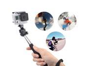 Aluminum Alloy Monopod with Tripod Mount Adapter for GoPro Hero 3+ / 3 / 2 / 1 - Black
