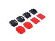 2 Curved Surface Adapters 2 Flat Surface Adapters 4 Adhesive Mount Stickers for GoPro Hero 3+ / 3 / 2 / 1
