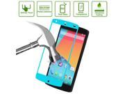 Frosted Privacy Tempered Glass Film Screen Protector for LG Nexus 5 - Blue
