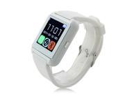Touch Screen Smartwatch U Watch U8 Answer and Dial the Phone Bluetooth Photograph Altitude Meter For iphone 6 6plus 5c 5s 5 HTC LG SONY Sumsung - White