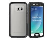 NEW Ultrathin IPX68 Waterproof Protective Case Underwater Snow-Resistant Dustproof Shockproof Fully Sealed Shell For Samsung Galaxy S7 - Black