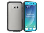NEW Ultrathin IPX68 Waterproof Protective Case Underwater Snow-Resistant Dustproof Shockproof Fully Sealed Shell For Samsung Galaxy S7 - Light Blue