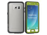 NEW Ultrathin IPX68 Waterproof Protective Case Underwater Snow-Resistant Dustproof Shockproof Fully Sealed Shell For Samsung Galaxy S7 - Light Green