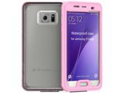 NEW Ultrathin IPX68 Waterproof Protective Case Underwater Snow-Resistant Dustproof Shockproof Fully Sealed Shell For Samsung Galaxy S7 Edge - Pink