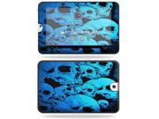 MightySkins Protective Vinyl Skin Decal Cover for Toshiba Thrive 10.1 Android Tablet sticker skins Blue Skulls