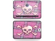 MightySkins Protective Vinyl Skin Decal Cover for Toshiba Thrive 10.1 Android Tablet sticker skins Pink Bow Skull