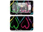 MightySkins Protective Vinyl Skin Decal Cover for HTC EVO View 4G Android Tablet Sticker Skins Hearts