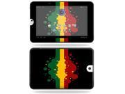 MightySkins Protective Vinyl Skin Decal Cover for Toshiba Thrive 10.1 Android Tablet sticker skins Rasta Flag