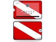 MightySkins Protective Vinyl Skin Decal Cover for Toshiba Thrive 10.1 Android Tablet sticker skins Scuba Flag