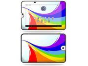 MightySkins Protective Vinyl Skin Decal Cover for Toshiba Thrive 10.1 Android Tablet sticker skins Rainbow Flood