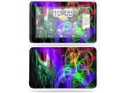 MightySkins Protective Vinyl Skin Decal Cover for HTC EVO View 4G Android Tablet Sticker Skins Neon Splatter