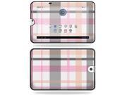 MightySkins Protective Vinyl Skin Decal Cover for Toshiba Thrive 10.1 Android Tablet sticker skins Plaid