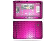 MightySkins Protective Vinyl Skin Decal Cover for HTC EVO View 4G Android Tablet Sticker Skins Pink Dia Plate