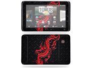 MightySkins Protective Vinyl Skin Decal Cover for HTC EVO View 4G Android Tablet Sticker Skins Red Dragon